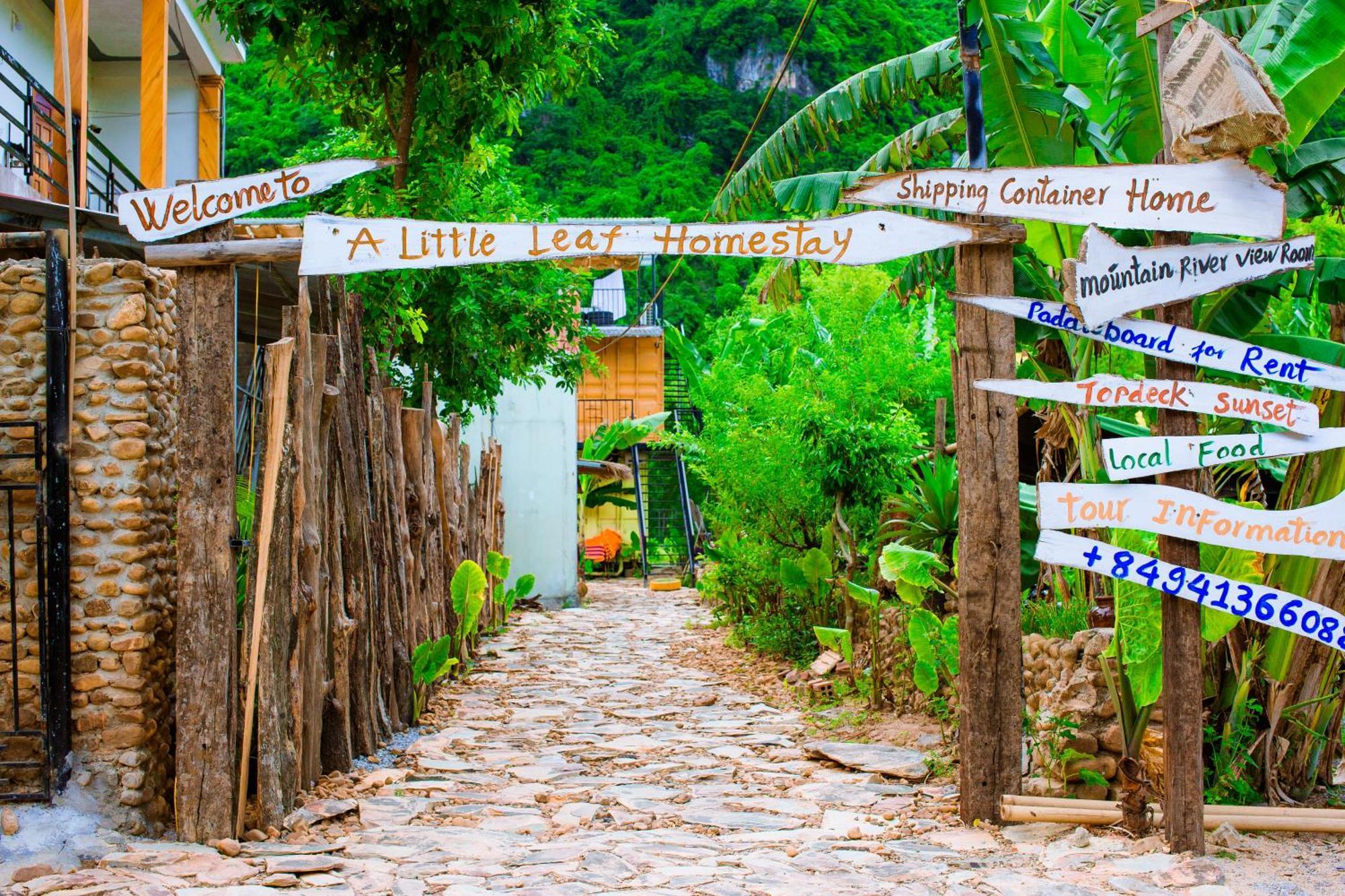 Phong Nha A Little Leaf Homestay Eksteriør billede